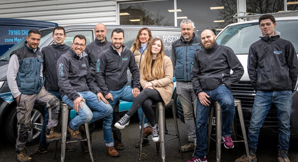 L'équipe de passionnés Piscines HydroSud Niort